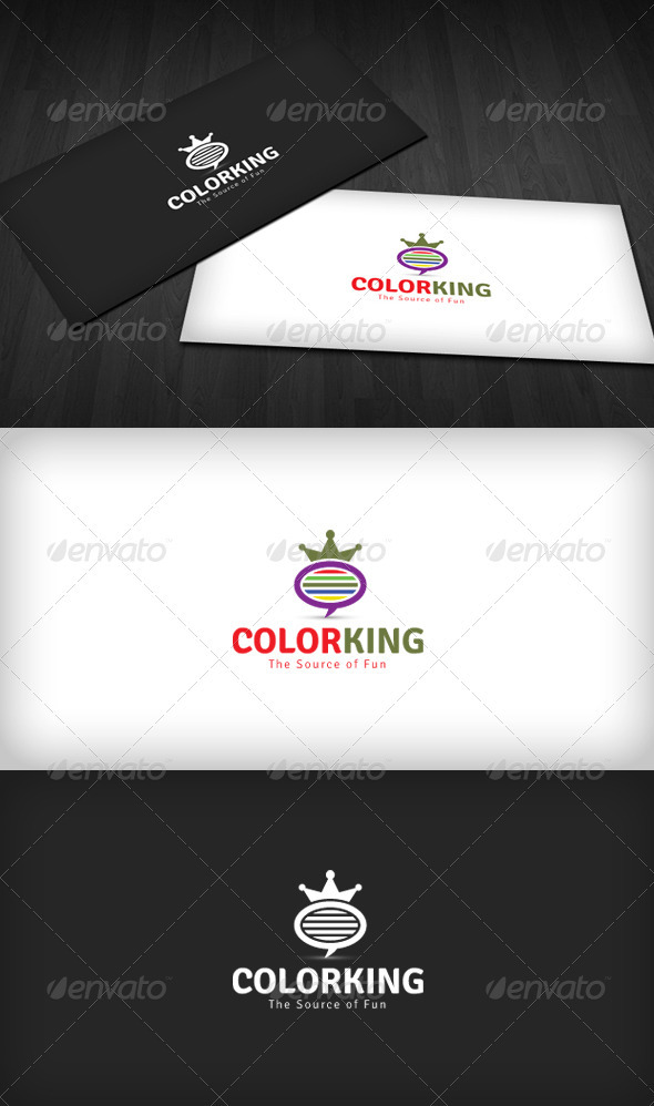 Color King Logo - Vector Abstract