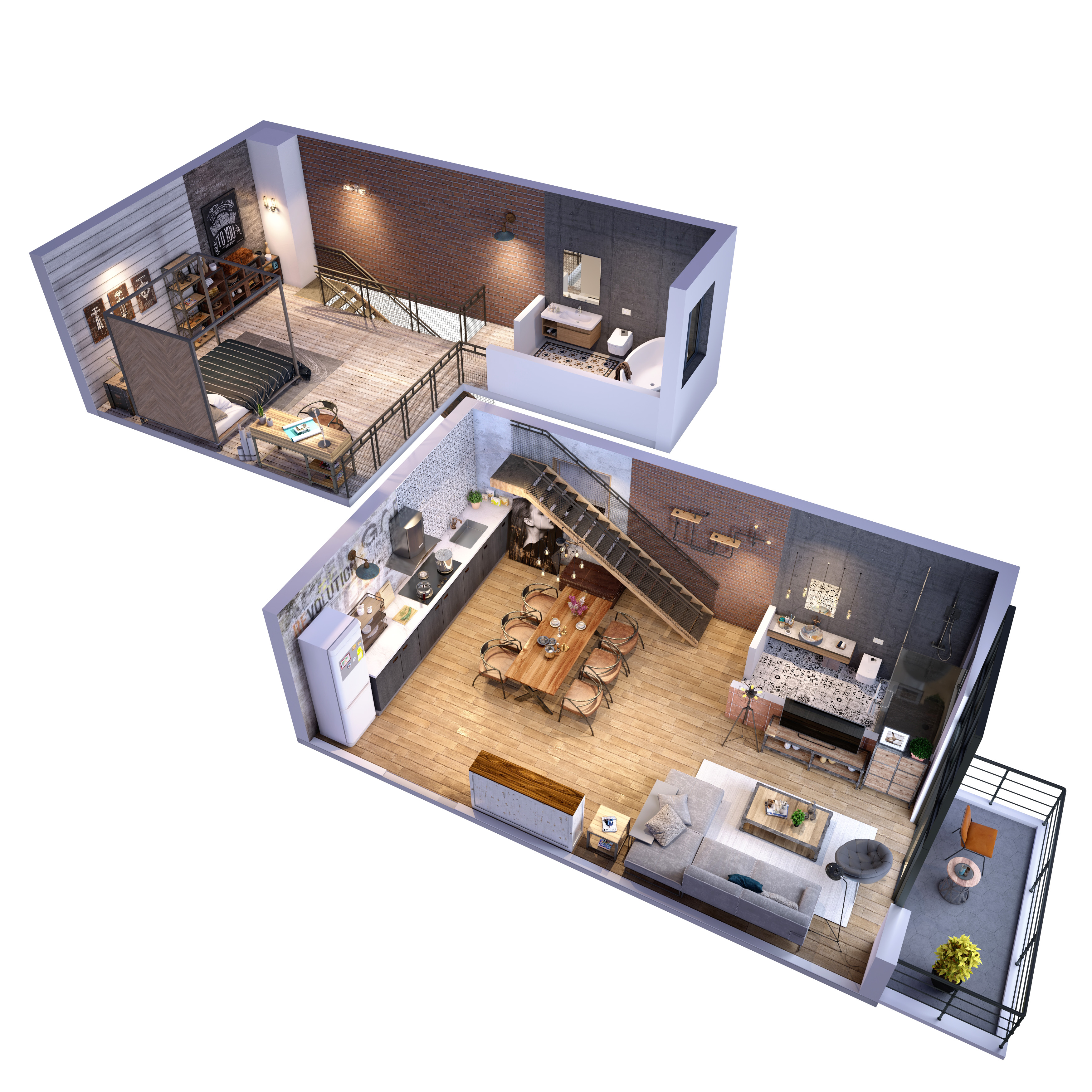 Loft Design Floor Plan Floorplans click