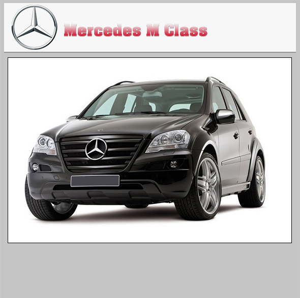 Mercedes M Class - 3Docean 27420490