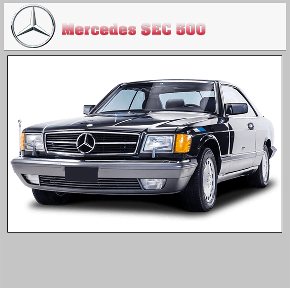 Mercedes SEC 500 - 3Docean 27422042