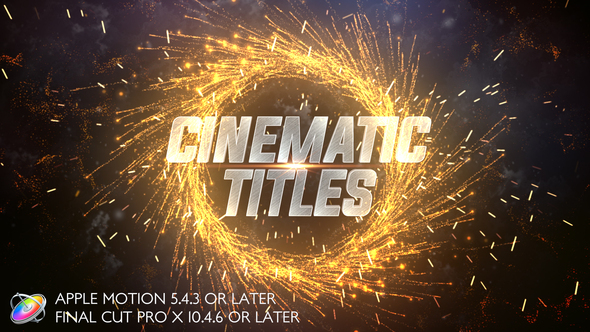 Cinematic Trailer Titles - Apple Motion