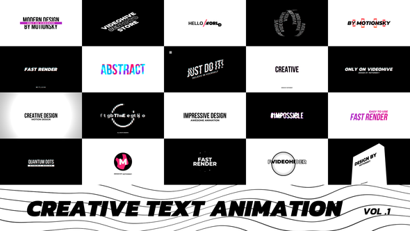 Creative Text Animation