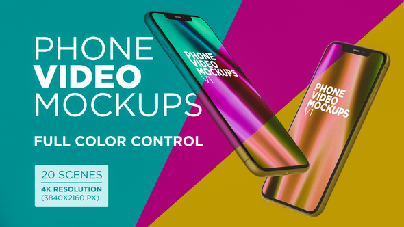 Phone Video Mockups - VideoHive 27435901