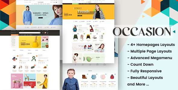 Occasion - Responsive Shopify Theme for Supermarket, Fashion, Shopping, etc...