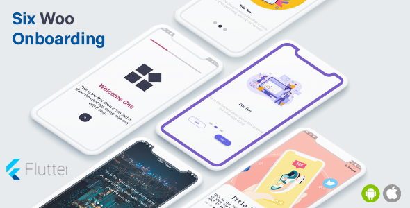 Flutter OnBoarding 6 Styles - Flutter Ui for Ios -android Collection