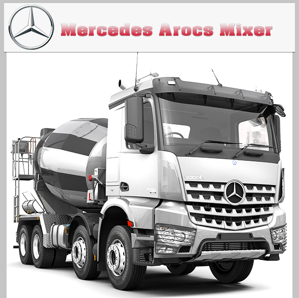 Mercedes Arocs Mixer - 3Docean 27442711