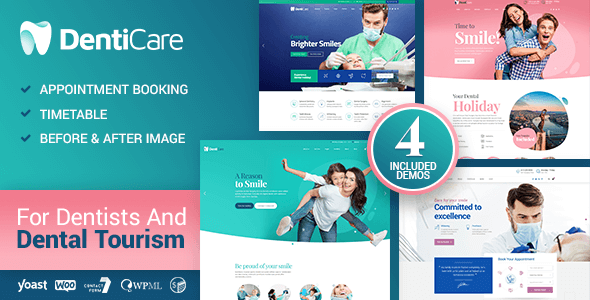 DentiCare - Medical & Dentist WordPress Theme by BoldThemes