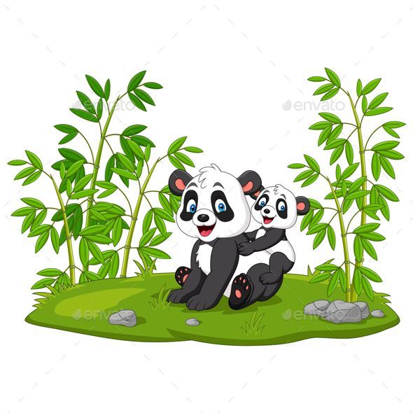 Cartoon Panda by tigatelu | GraphicRiver