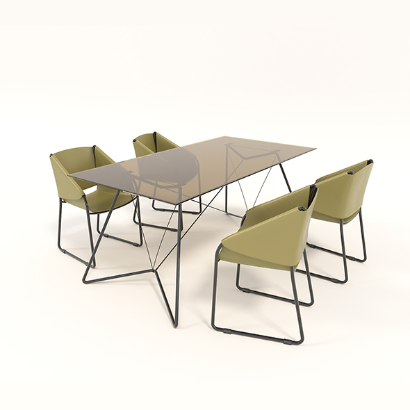 Contemporary Design Table - 3Docean 27455499