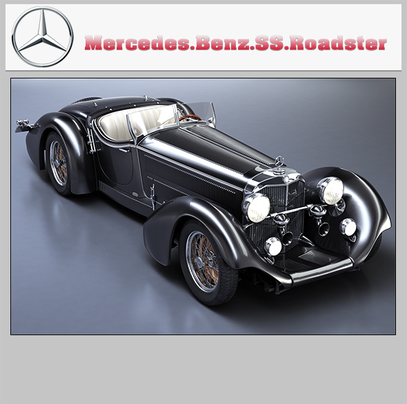 Mercedes.Benz.SS.Roadster - 3Docean 27455707