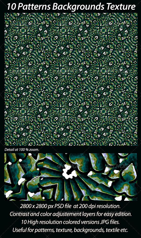 10 Patterns Backgrounds Texture - Patterns Backgrounds