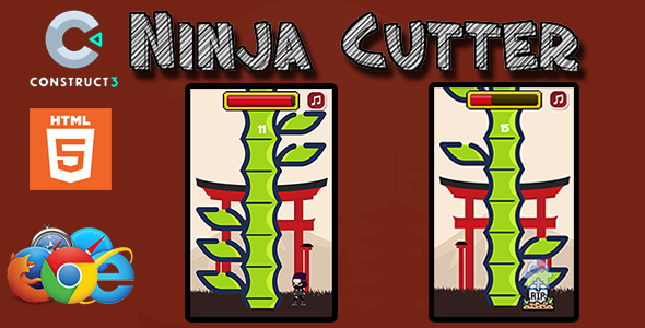 Ninja Cutter - HTML5 Mobile Game