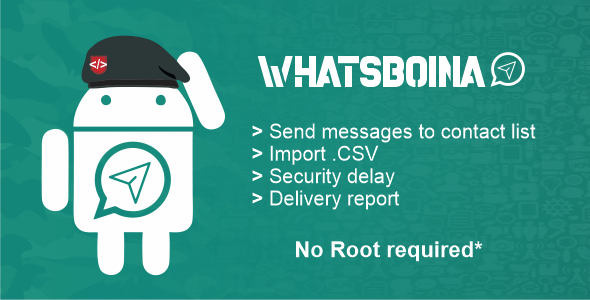 WhatsBoina - Whatsapp Marketing Bulk Message Mobile Android