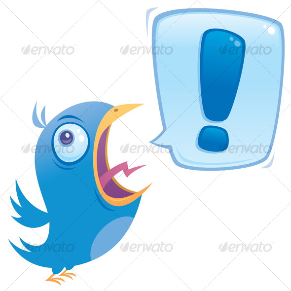 Shouting Bluebird - Animals Characters