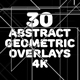 4k Abstract Geometric Overlays Pack - VideoHive Item for Sale