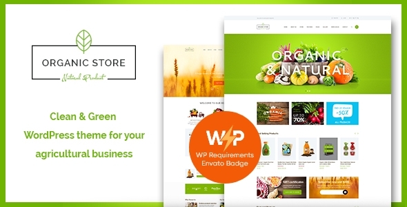 Organic Store - ThemeForest 14855987