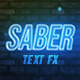 Saber - Text Effects - VideoHive Item for Sale