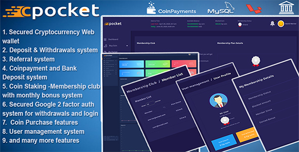 Cpocket - Cryptocurrency Wallet