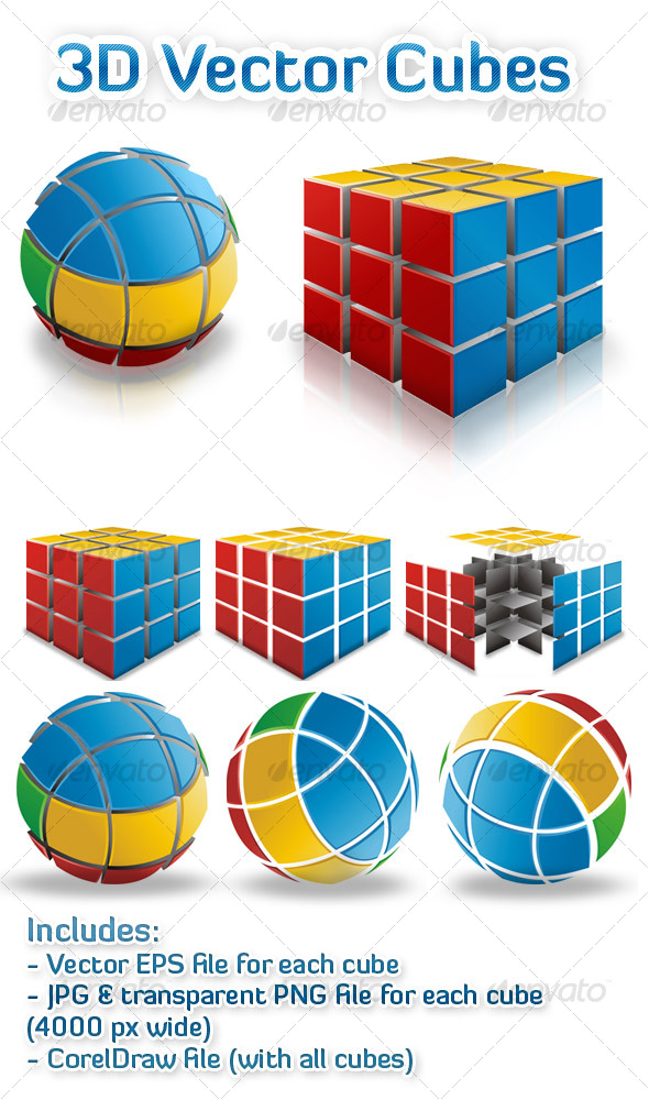 3D Vector Cubes