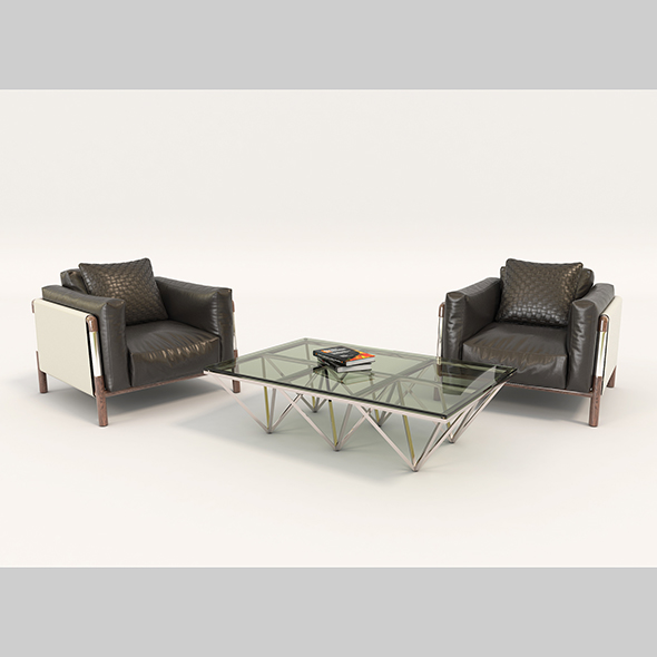 Contemporary Design Armchair - 3Docean 27486911