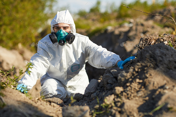 Ecologist examining the nature Stock Photo by AnnaStills | PhotoDune