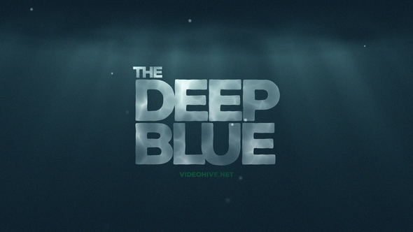 The Deep Blue - 4K Underwater Logo Reveal