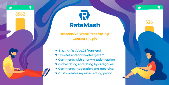 RateMash – Responsive WordPress Voting Contest Plugin