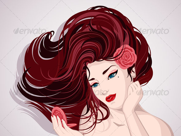 Beauty and the mirror - People Characters