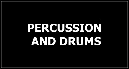 PERCUSSION AND DRUMS