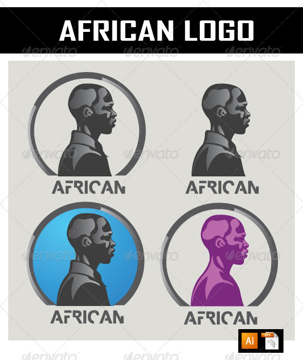 African Logo - Humans Logo Templates