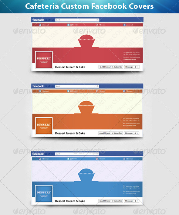 Cafeteria custom facebook cover