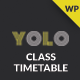 Class Timetable - Responsive Schedule For WordPress