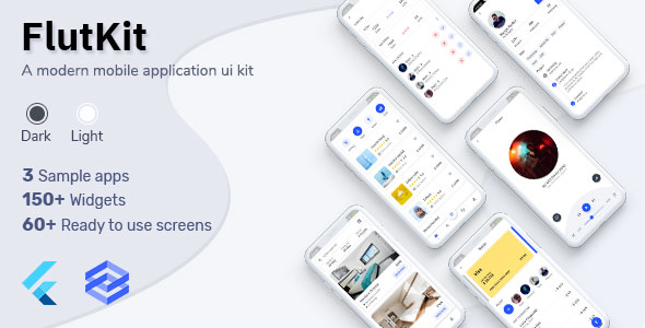 Flutkit - Flutter UI Kit