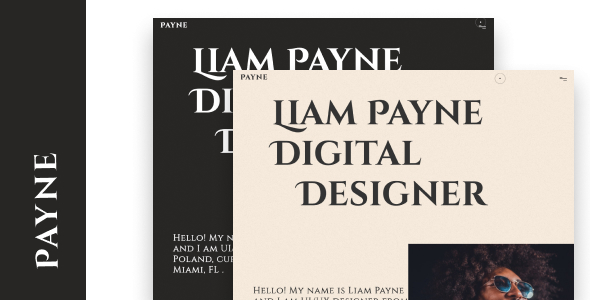 Payne - Creative Portfolio Template