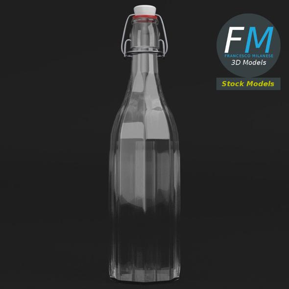 Bottle with bracket - 3Docean 27517938