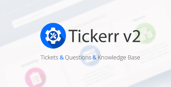 Tickerrv2 – Tickets, questions and knowledge base