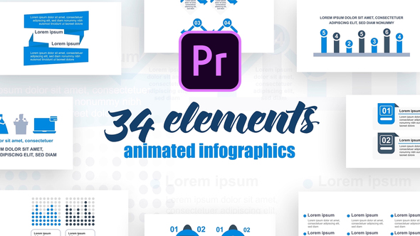 Infographics Vol.30 Premiere Pro Template