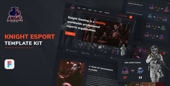 Knight eSport - ThemeForest 27455619
