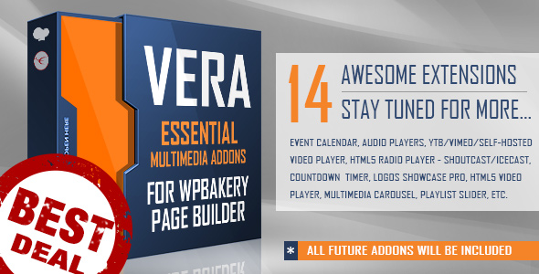 Vera - Essential Multimedia Addons for WPBakery Page Builder