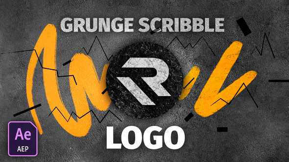 Grunge Scribble Logo - VideoHive 27484166