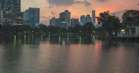 Lumpini Park, Bangkok, Thailand. DEC 2018 alt