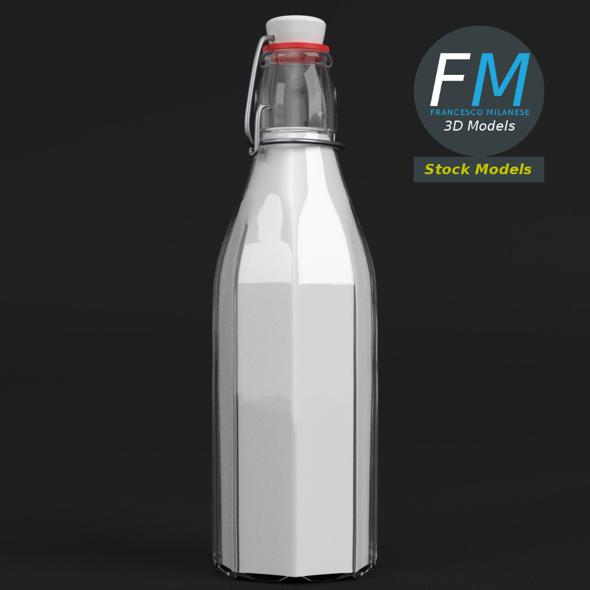 Milk bottle with - 3Docean 27535216