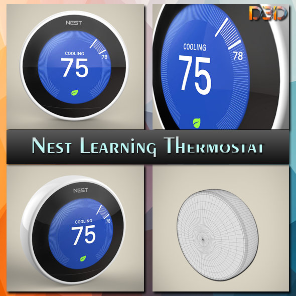 Nest Learning Thermostat - 3Docean 27536869