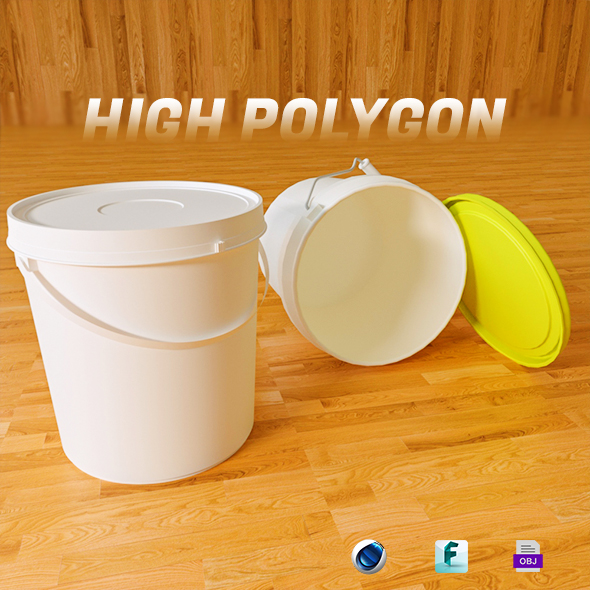 Paint Bucket Set - 3Docean 27538108
