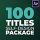 Adaptive Design Titles Pack - After Effects - VideoHive Item for Sale