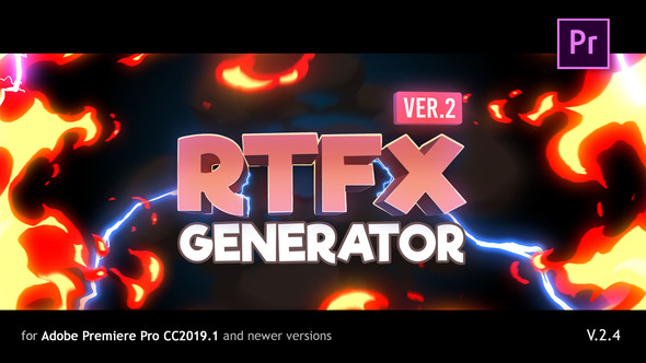RTFX Generator for Premiere Pro [1000 Flash FX elements]