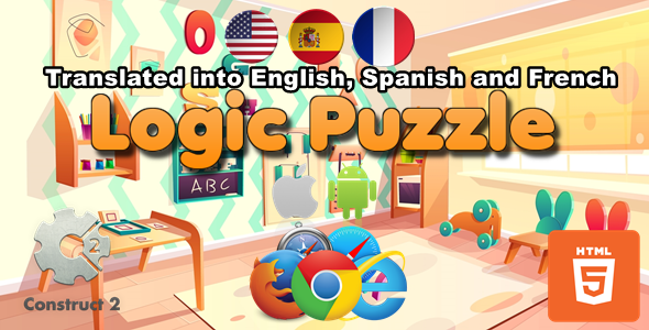 Logic Puzzle for Kids – HTML5 Games (.Capx) Nulled