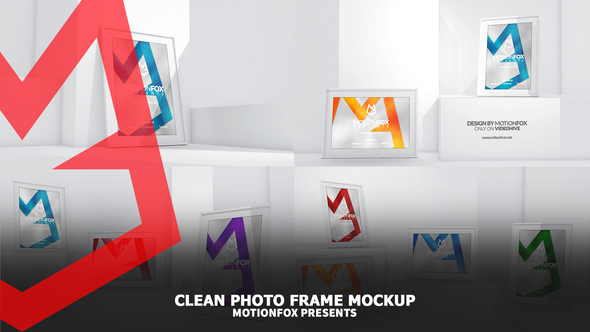 Clean Photo Frames Mockup