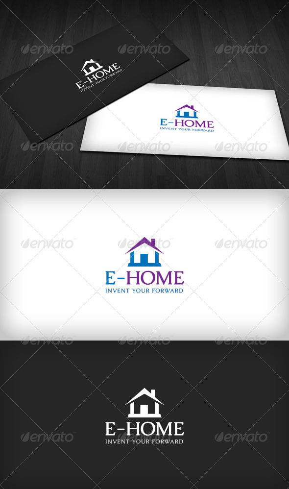 E-Home Logo - Letters Logo Templates