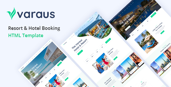 Incredible Varaus - Hotel Booking HTML5 Template